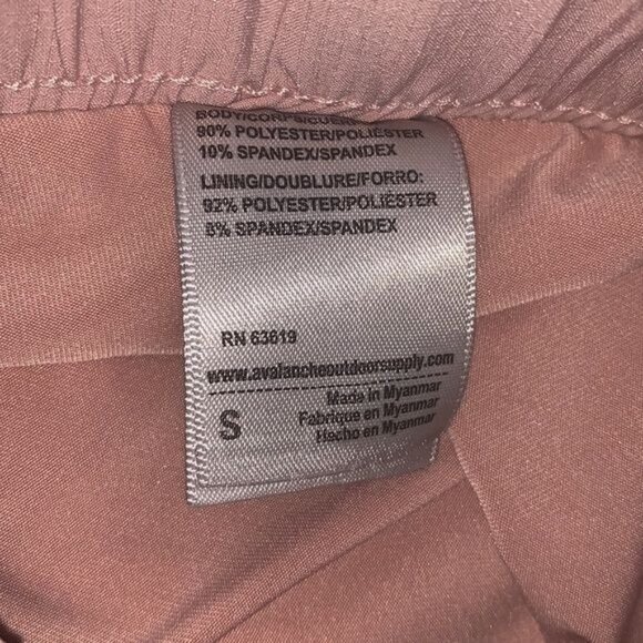 Avalanche Outdoor Supply Co. Pink Cargo Skort S With Pockets & Elastic Waist 80% - Picture 3 of 11